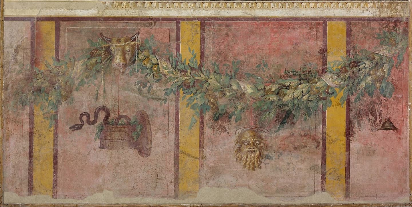 Wall painting from the Villa of P. Fannius Synistor at Boscoreale, ca. 50–40 B.C. Source: Wikimedia Commons
